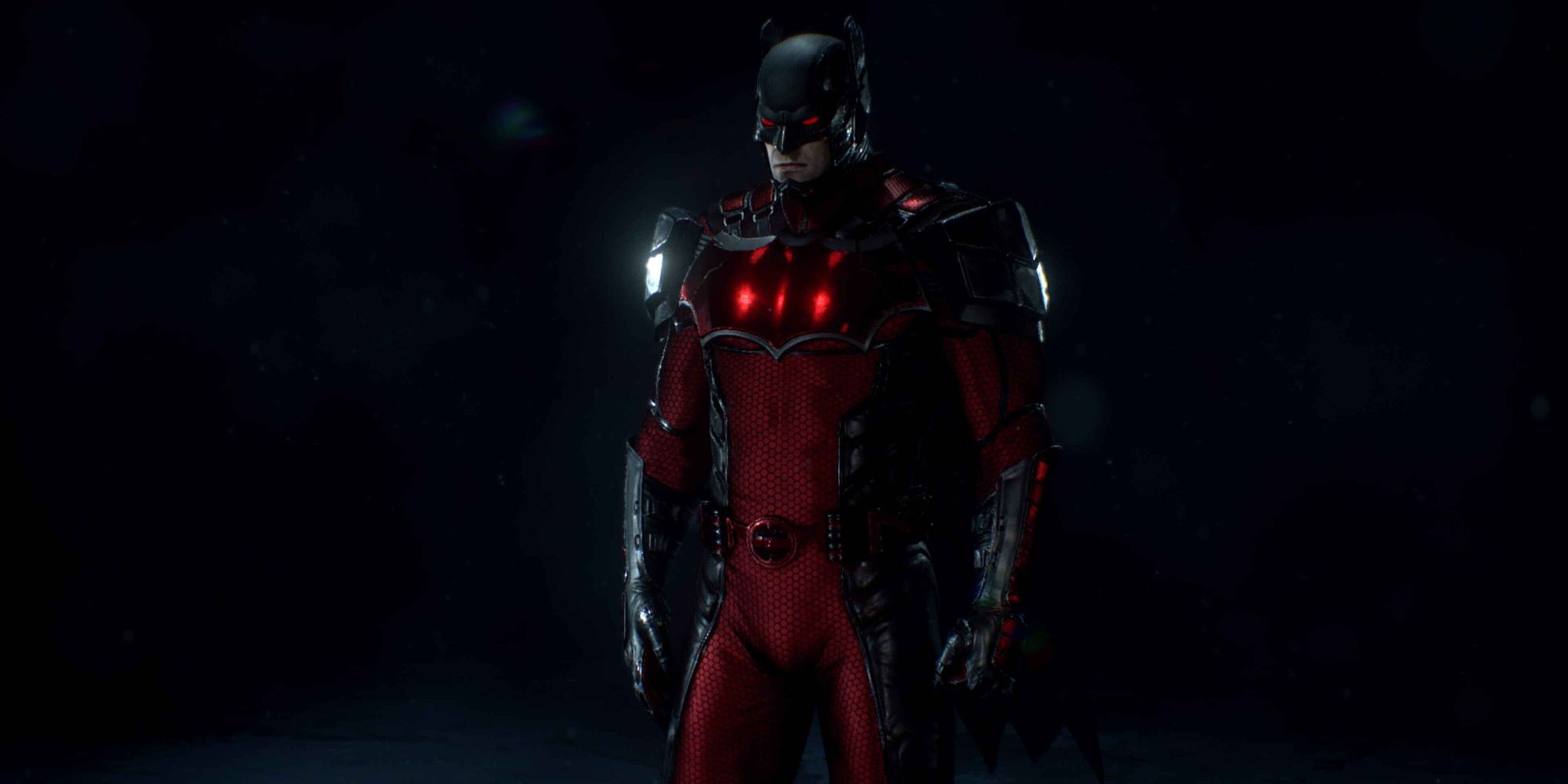 The Justice League 3000 suit in Batman: Arkham Knight