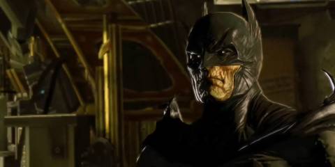 The Blackest Night suit in Batman: Arkham Origins