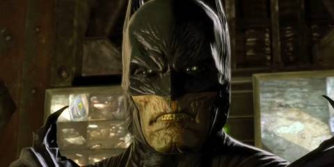 The Blackest Night suit in Batman: Arkham Origins