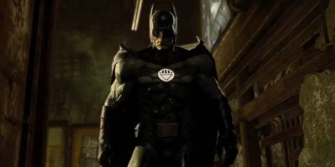 The Blackest Night suit in Batman: Arkham Origins