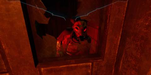 Batman meeting the Ratcatcher inside a chapel in Batman: Arkham Shadow