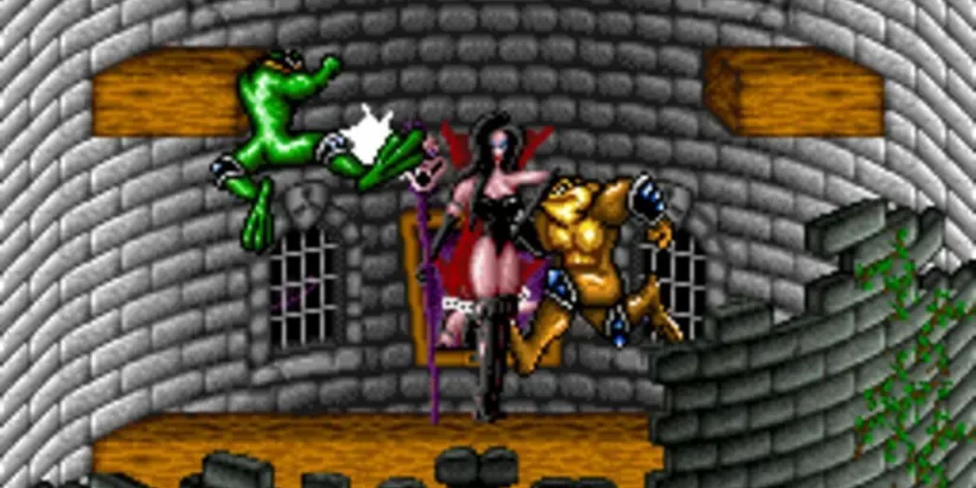 Battletoads in Battlemaniacs Castle Walls
