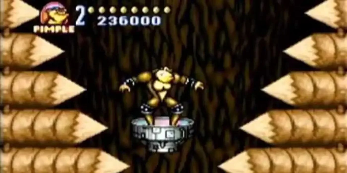 Battletoads in Battlemaniacs Wooden Spikes