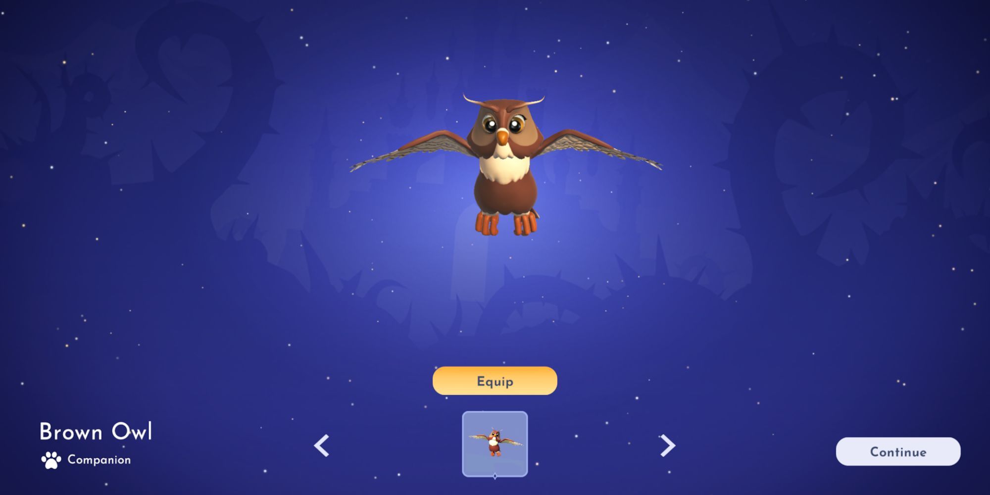 Befriending and unlocking a brown owl in Disney Dreamlight Valley