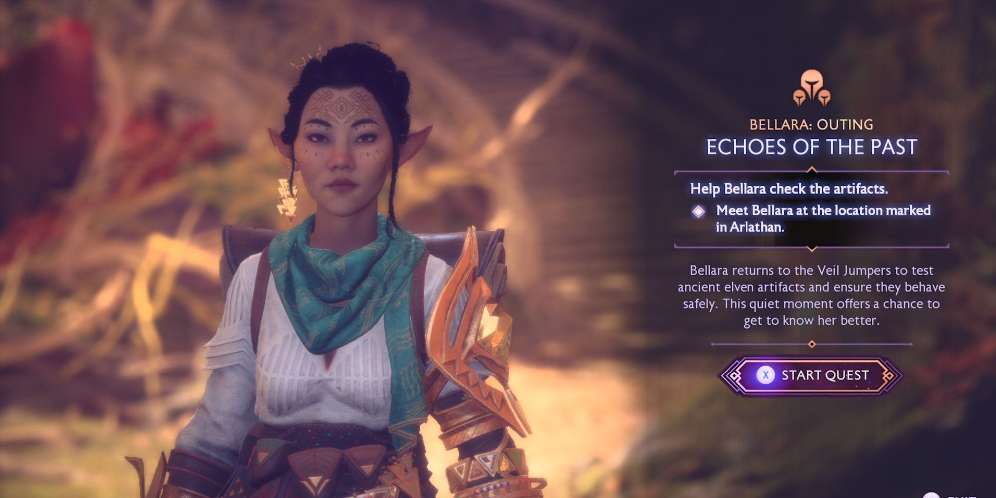 Cómo tener un romance con Bellara en Dragon Age: The Veilguard