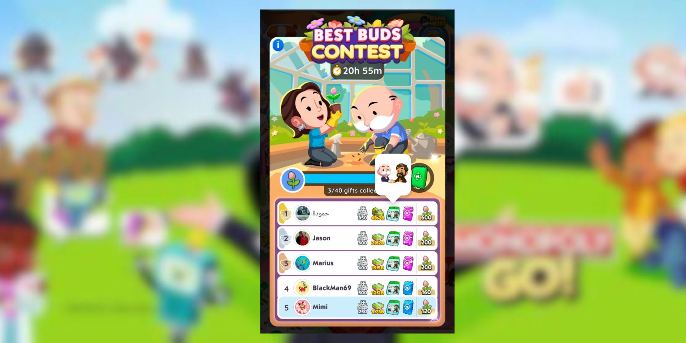 Monopoly GO: Best Buds Contest Rewards And Milestones