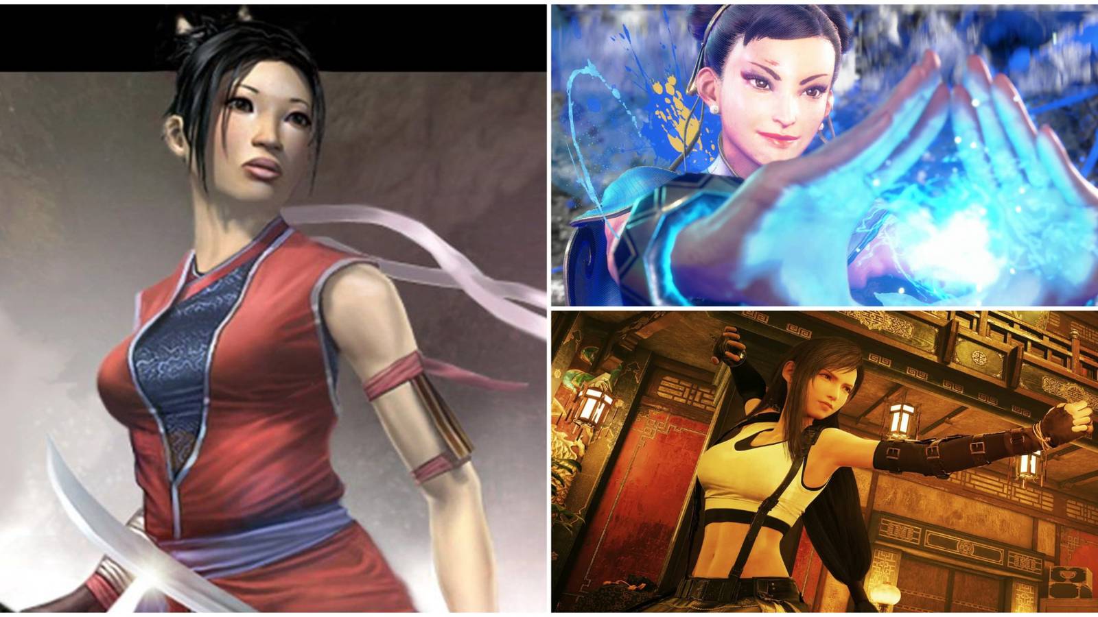 Female Martial Artists- Radiant Jen Zi Chun-Li Tifa