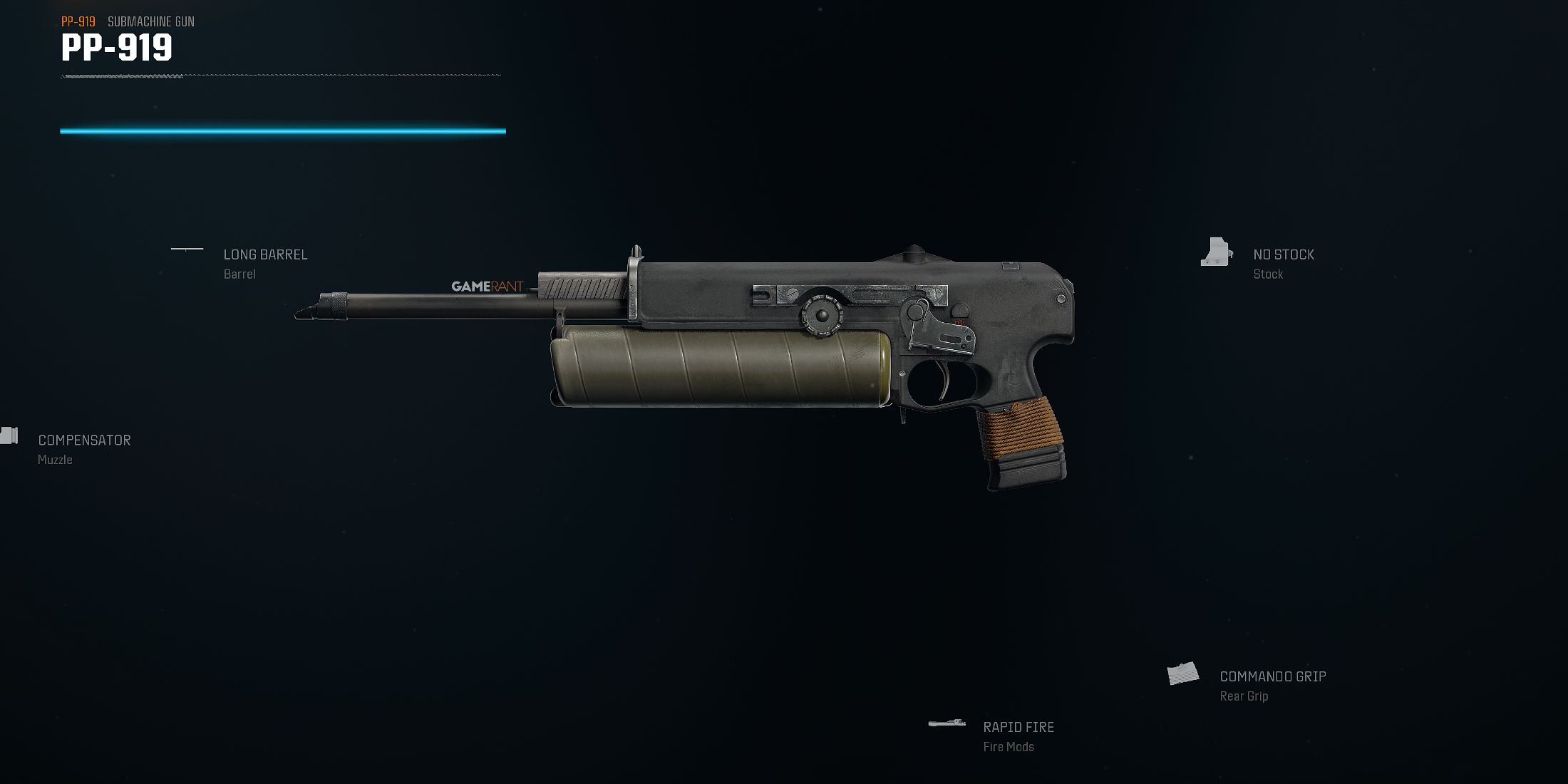 Screenshot showcasing the best PP-919 build in Black Ops 6 