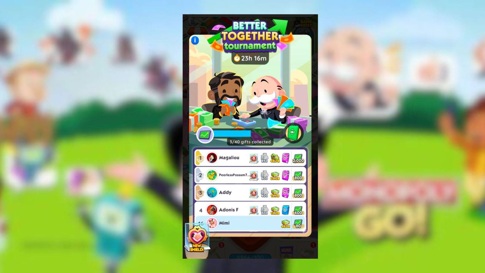 better together tournament monopoly go