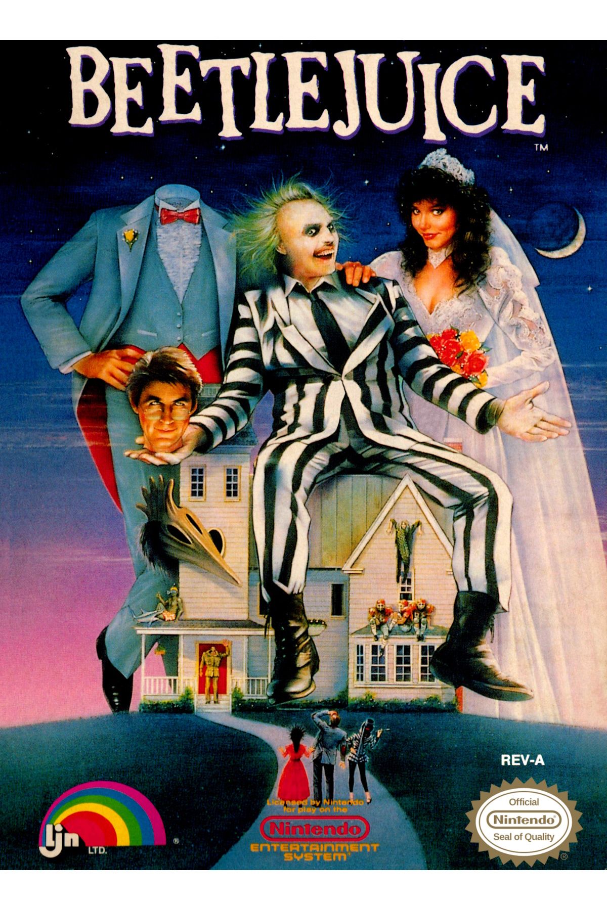 Beetlejuice NES Cover