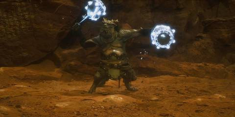 Black Myth Wukong Black Loong Mace Attack