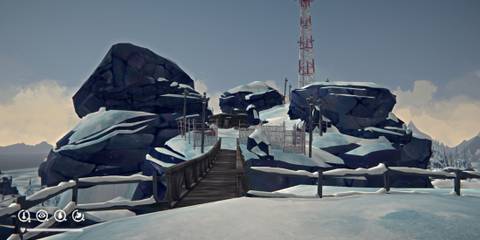 Bleak Inlet Wooden Bridge And Communications Tower