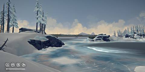 Bleak Inlet Frozen Inlet And Bridge