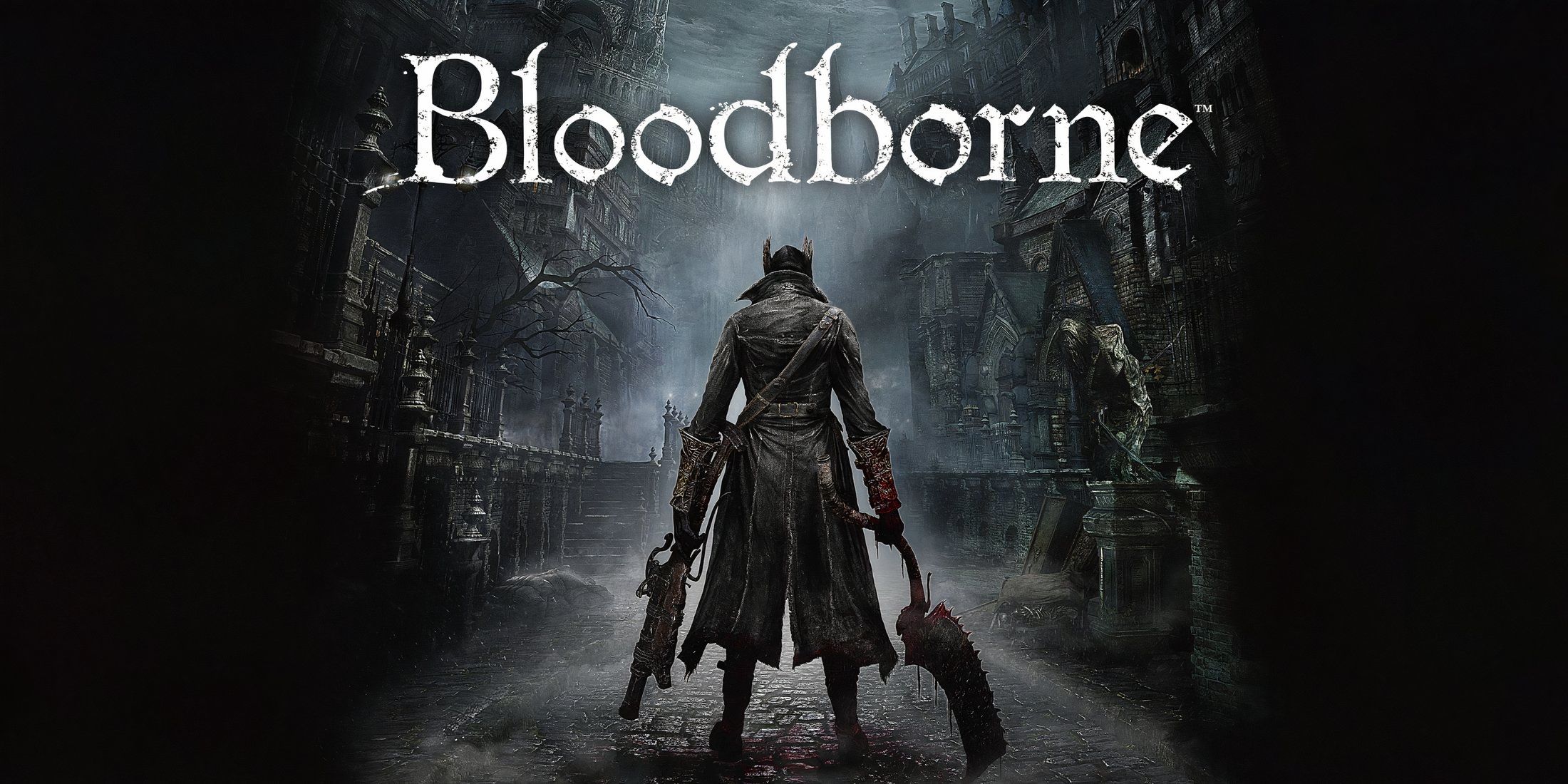 The Bloodborne cover with a character