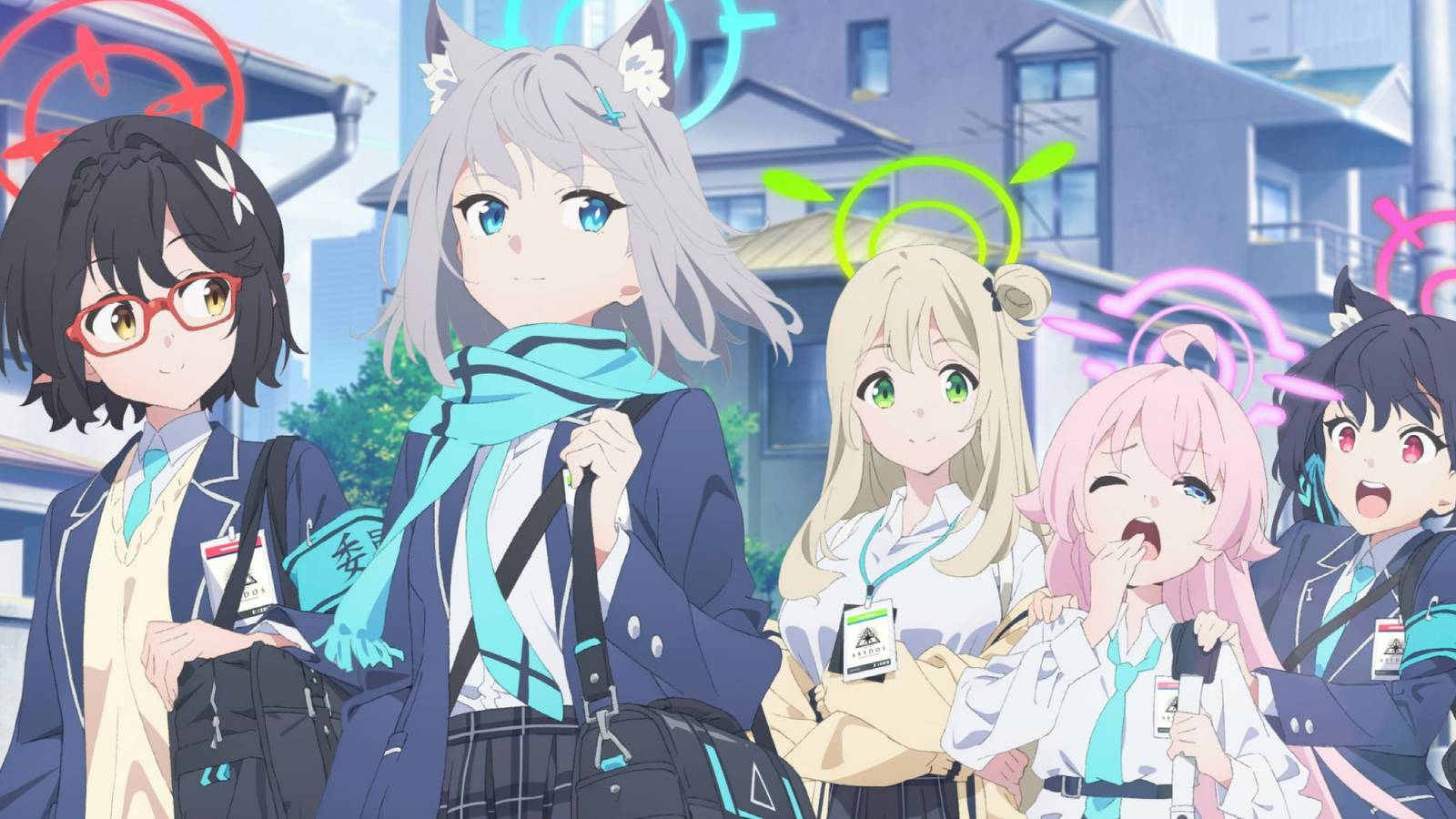 blue archive anime characters cover