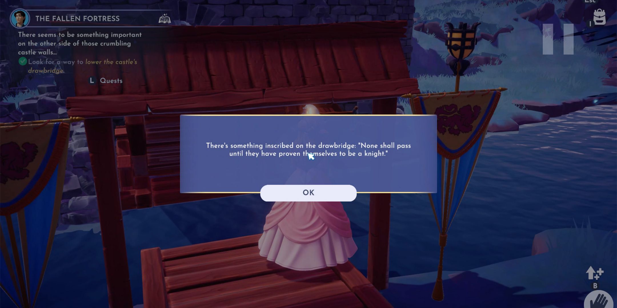 The Fallen Fortress Quest In DDV - Disney Dreamlight Valley