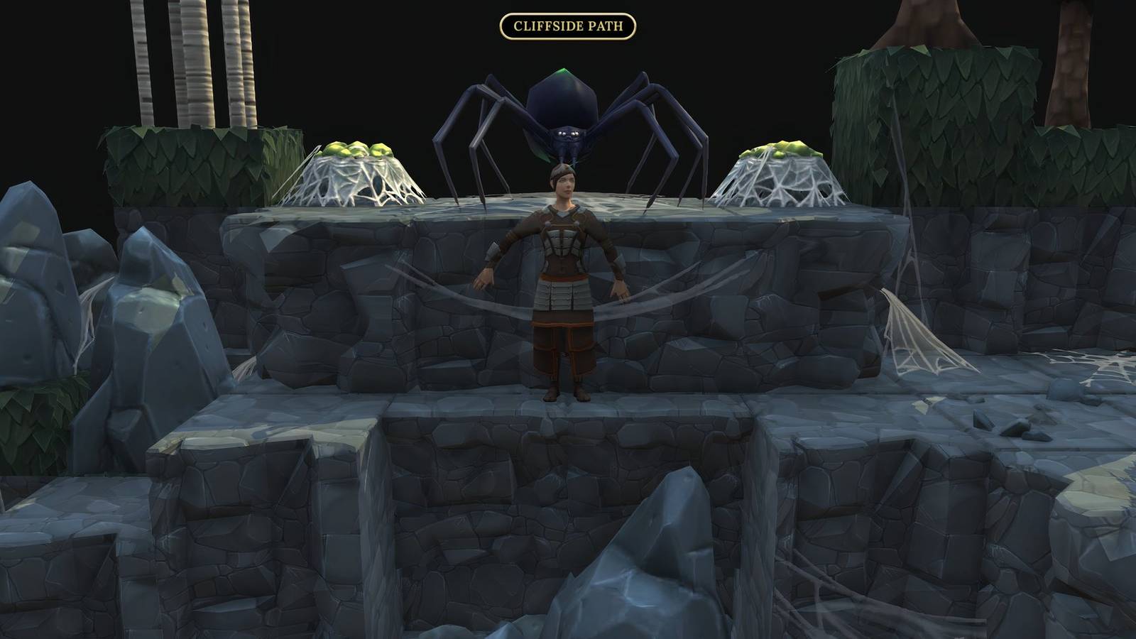 brighter shores the spider's nest