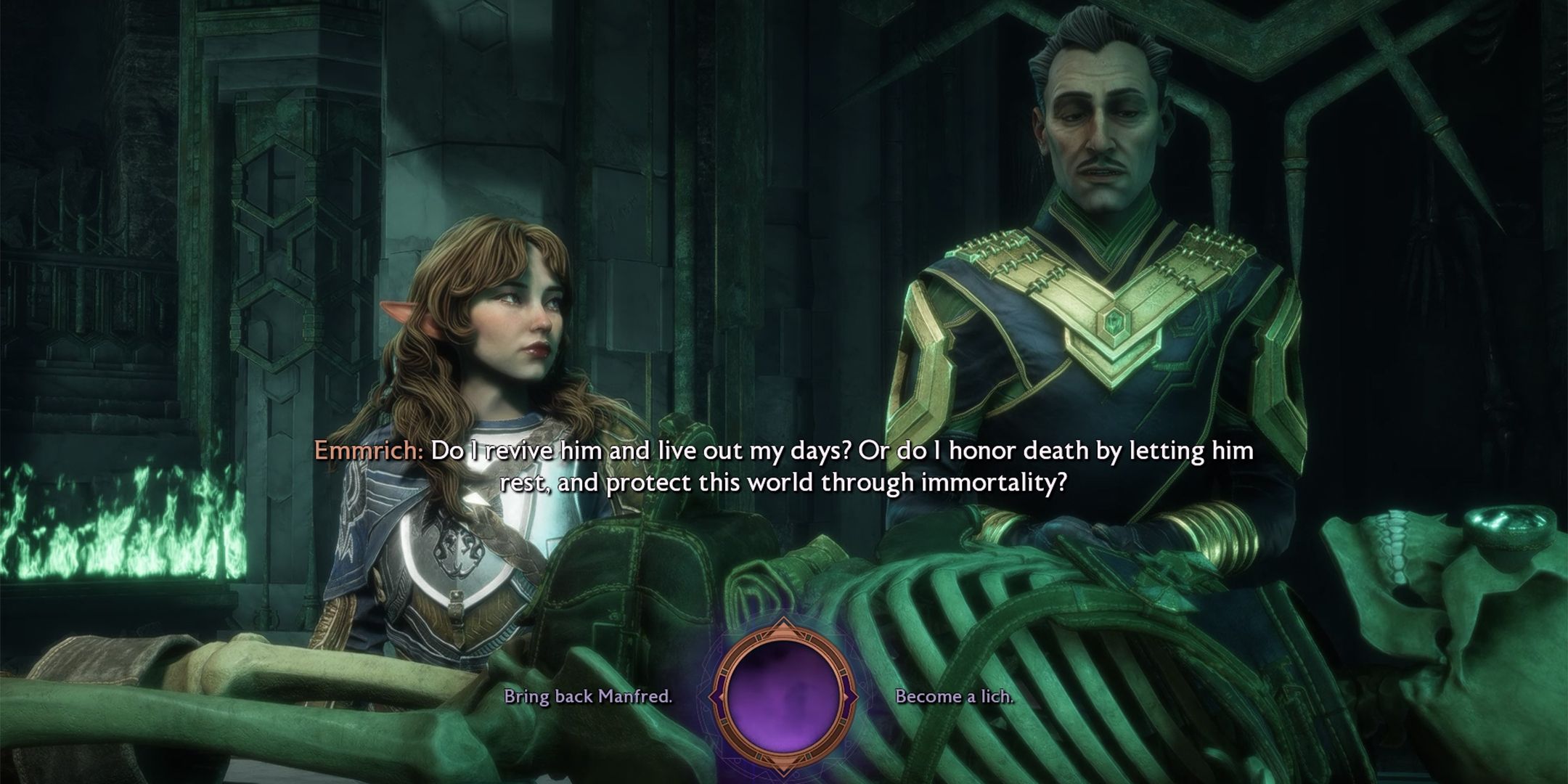 Should You Bring Back Manfred Or Let Emmrich Become A Lich In Dragon Age: The Veilguard