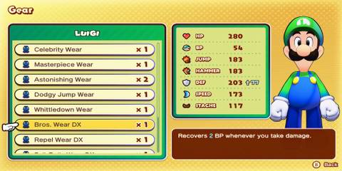 Bros. Wear DX armor in Mario & Luigi Brothership