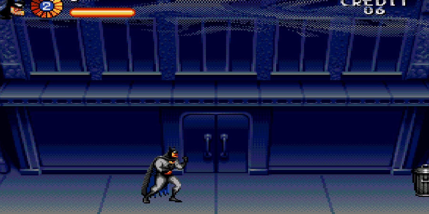 batman on a street corner