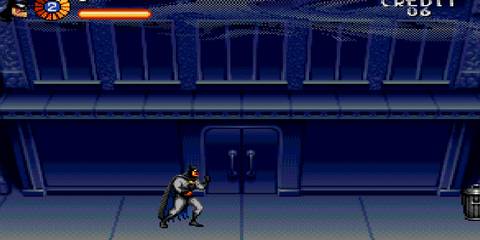 batman on a street corner