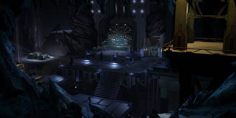 the batcave from batman: the telltale series