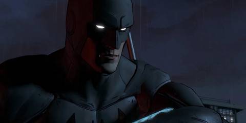 close shot of batman