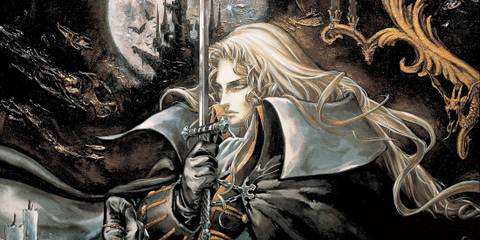 Alucard in Castlevania Symphony of the Night key art