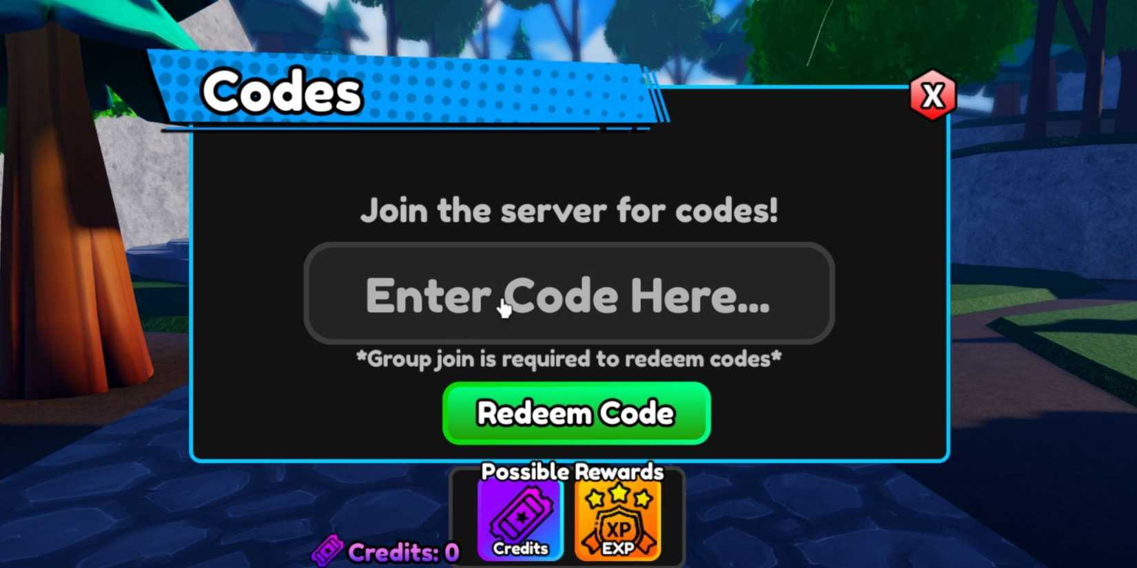 Celestial Tower Defense the codes tab