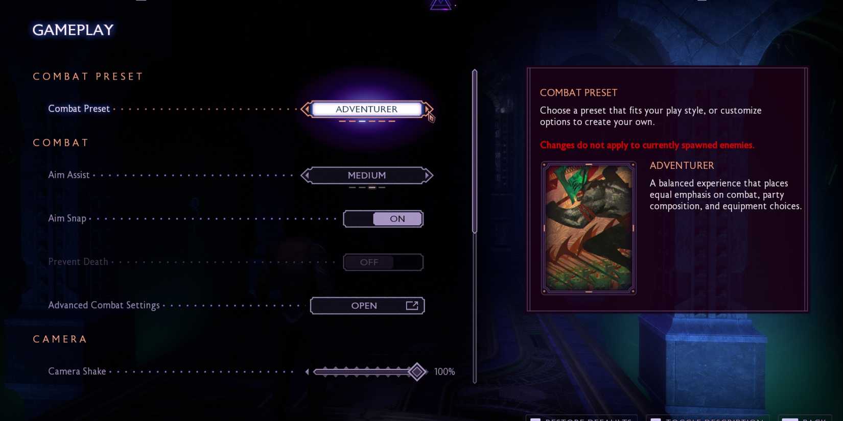 changing difficulty in dragon age the veilguard