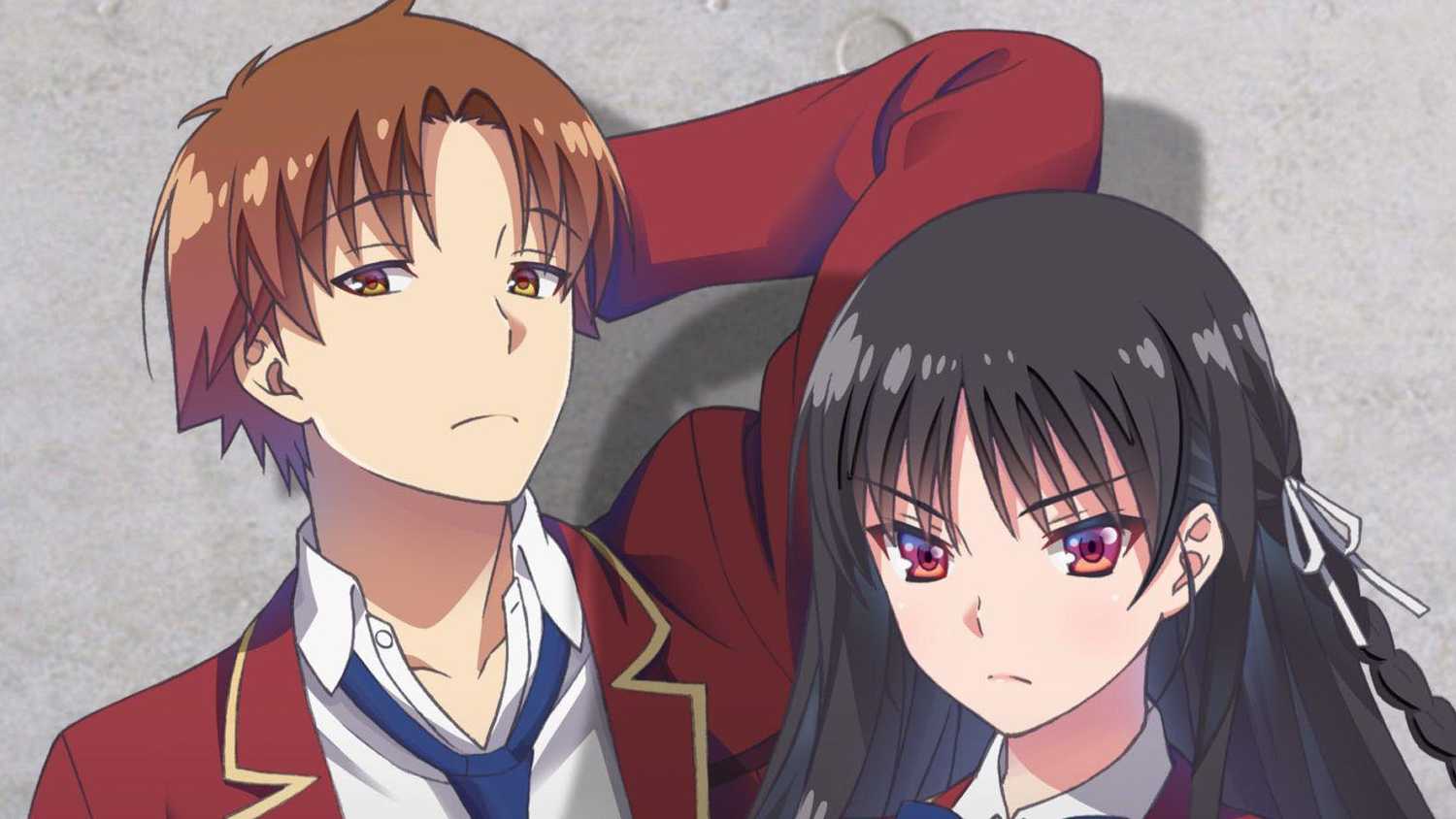 Classroom of the Elite anime poster featuring Kiyotaka Ayanokoji