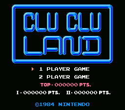 Clu Clu Land Press Image 1