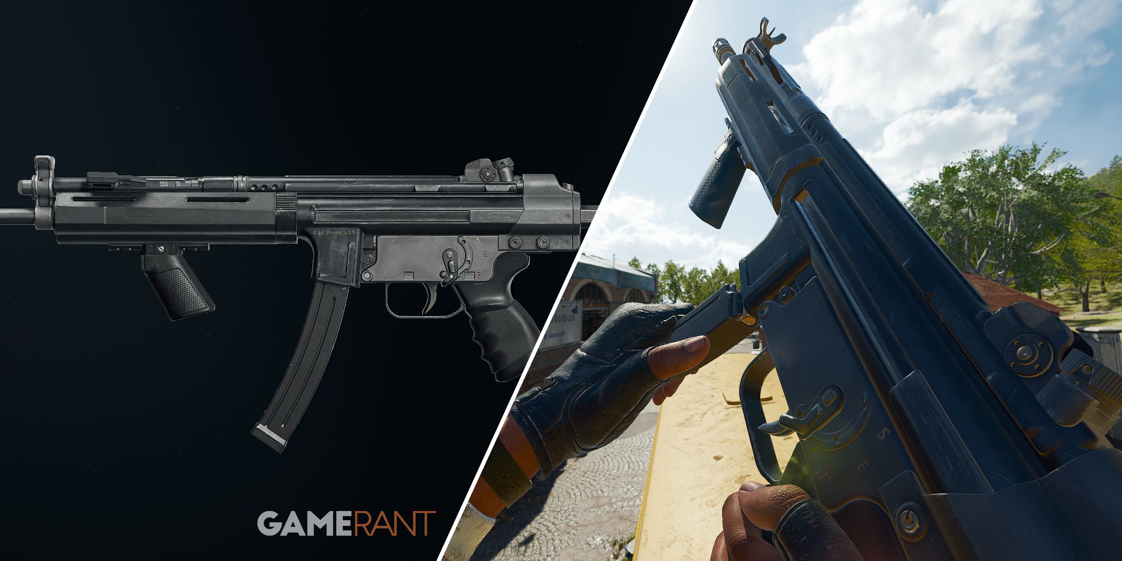 Split-image showcasing the C9 in Black Ops 6