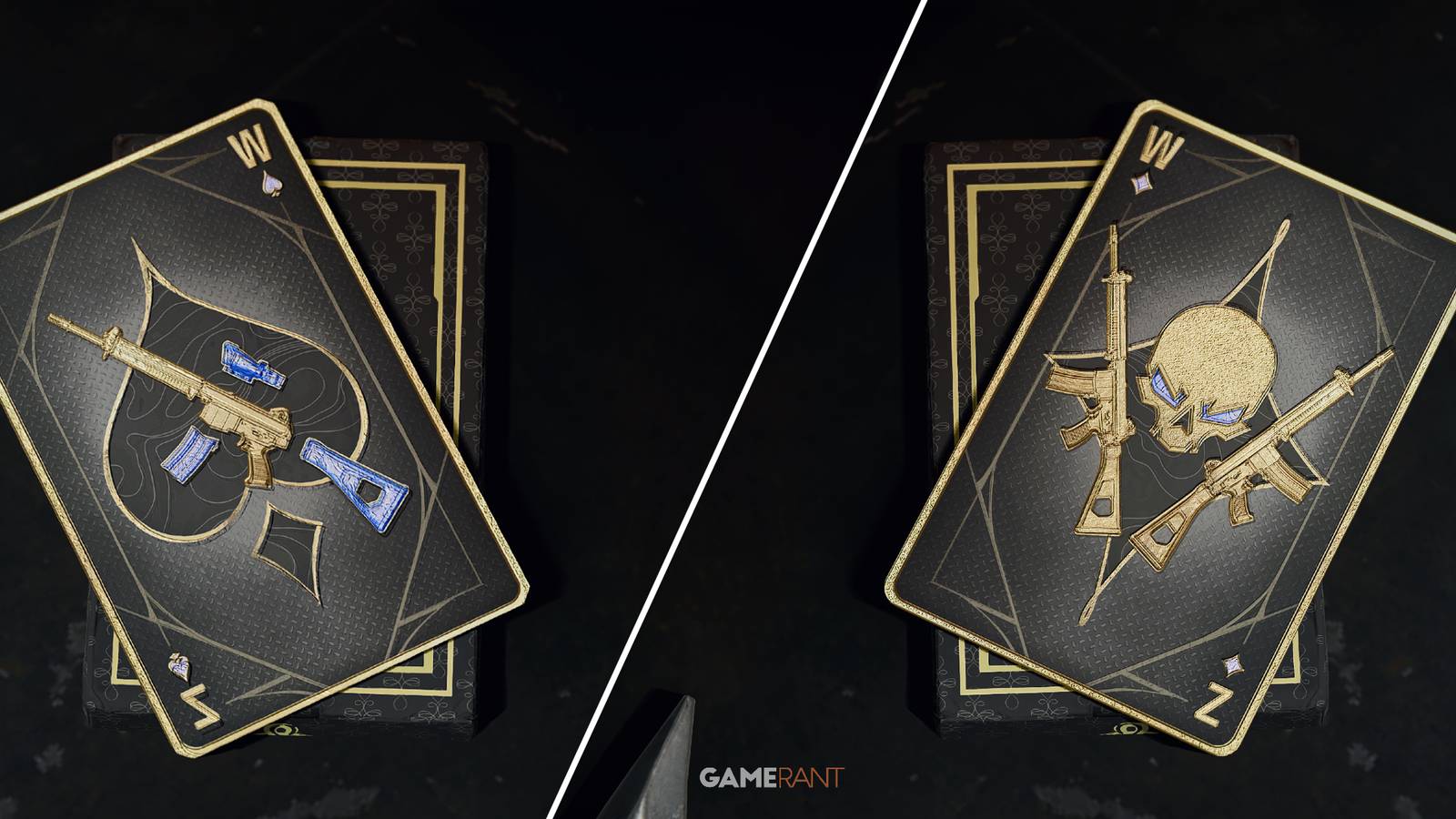 Split-image showcasing Overkill and Gunfighter in Call of Duty: Warzone