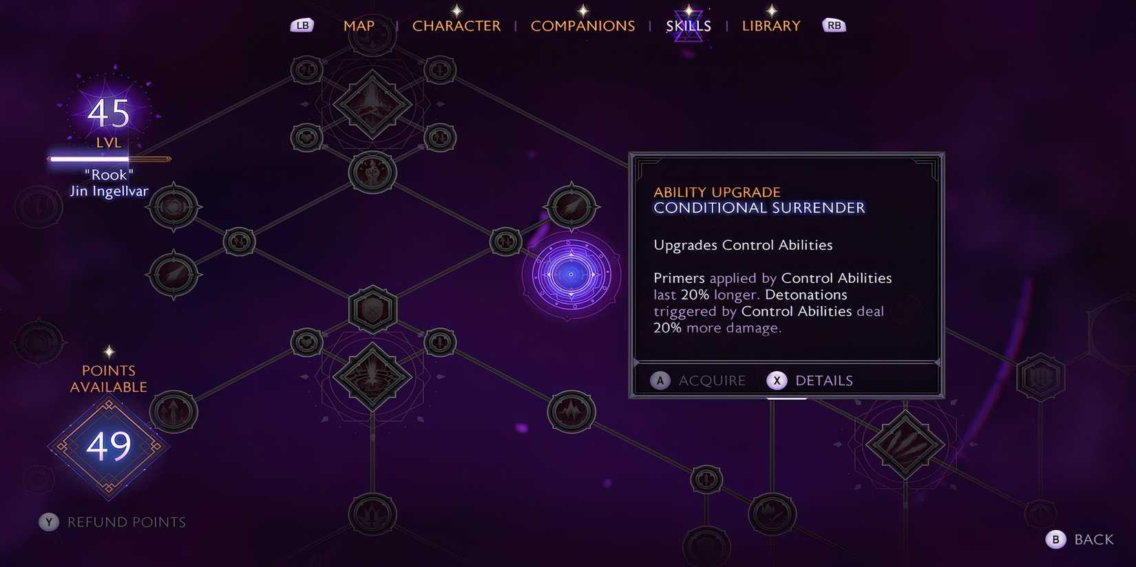 Conditional Surrender Veilguard