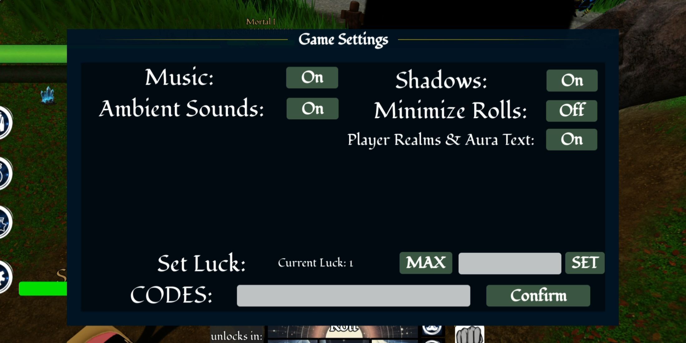 Roblox cultivation rng codes