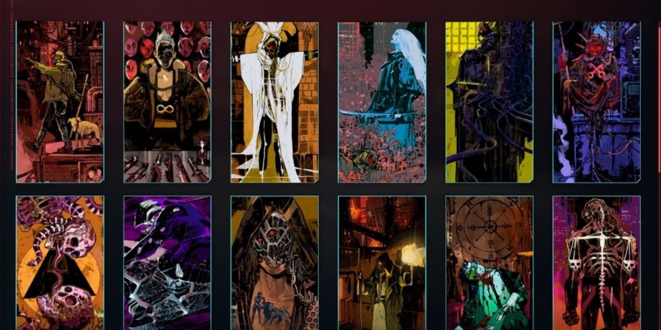 Cyberpunk 2077 Tarot Cards