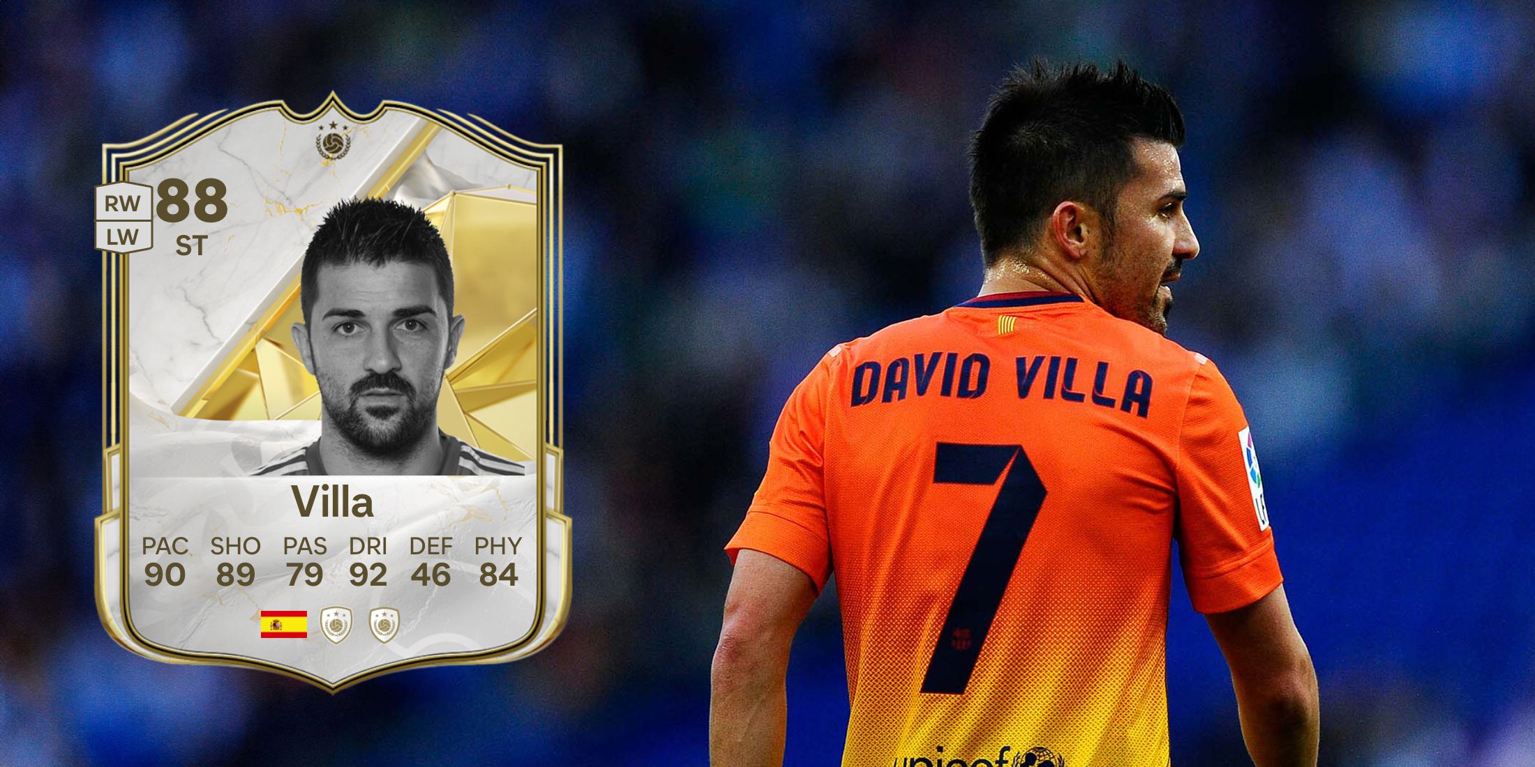 David Villa EA Sports FC 25 Ultimate Team Card