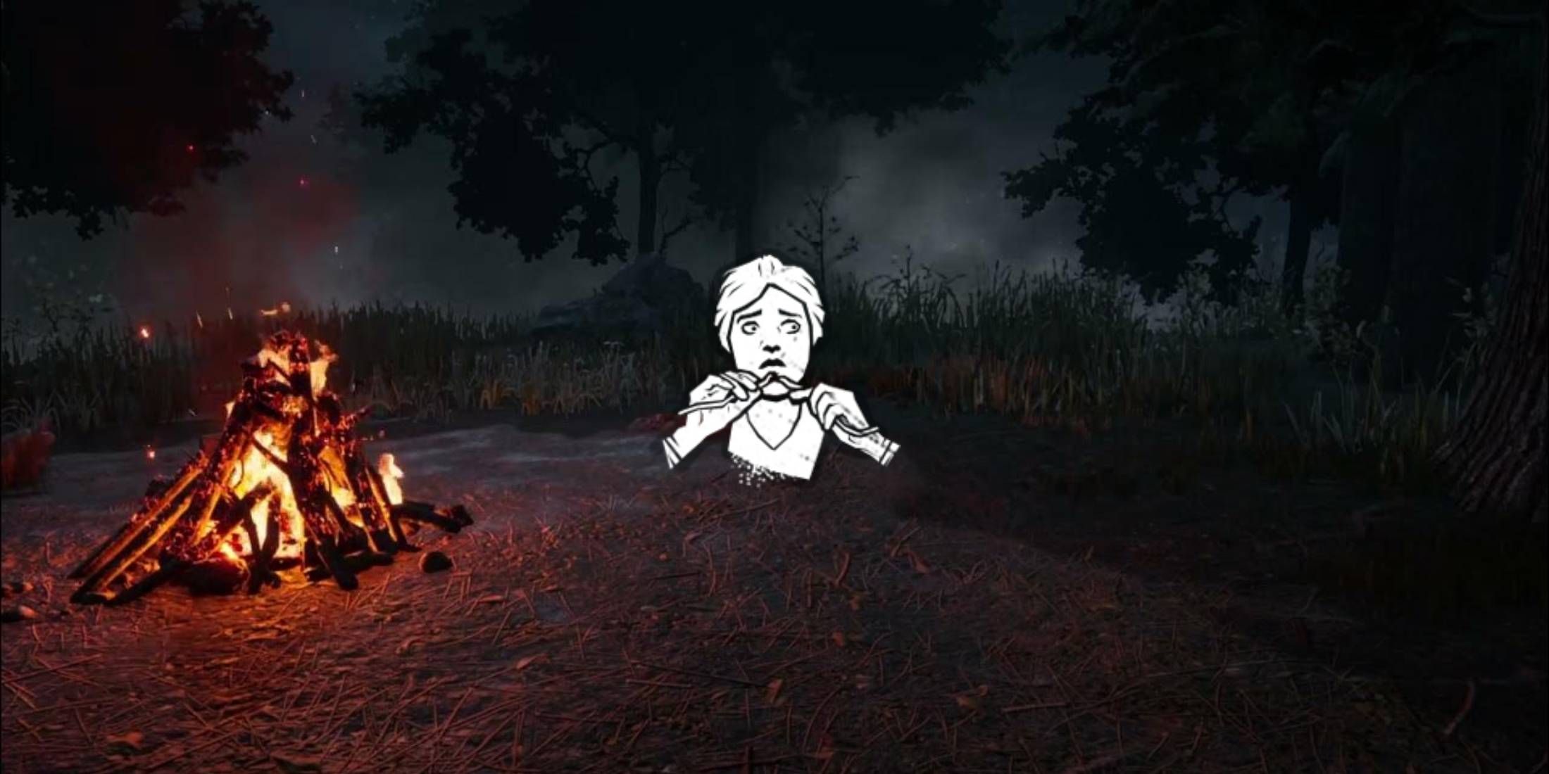 Dead by Daylight campfire and this is not happening perk icon