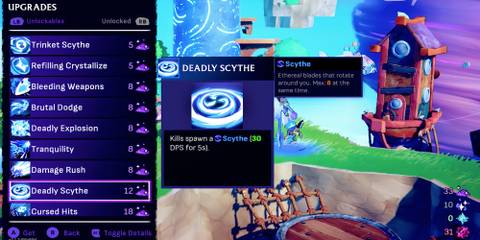 Deadly Scythe gift in Windblown