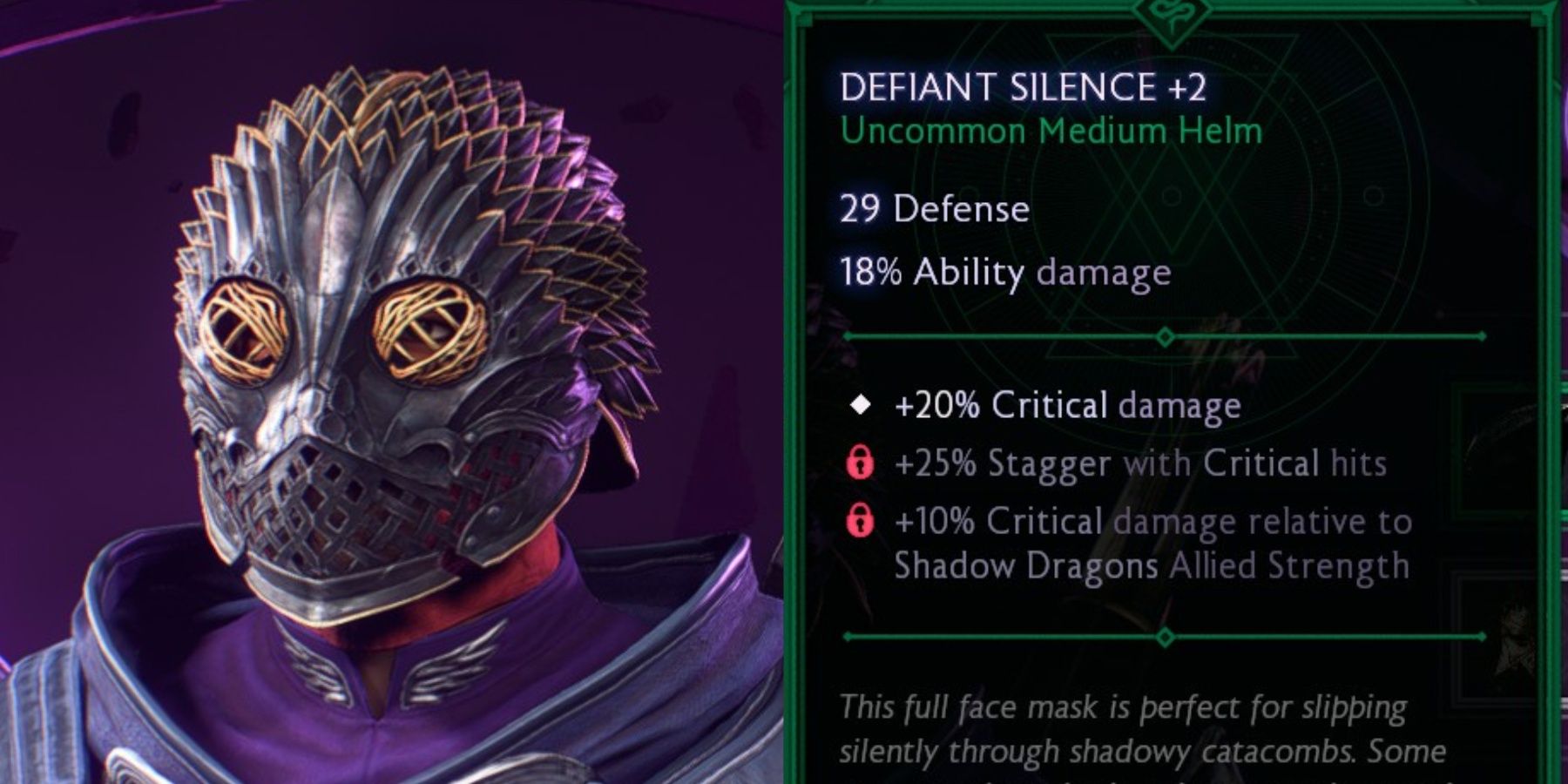 Defiant Silence Dragon Age The Veilguard