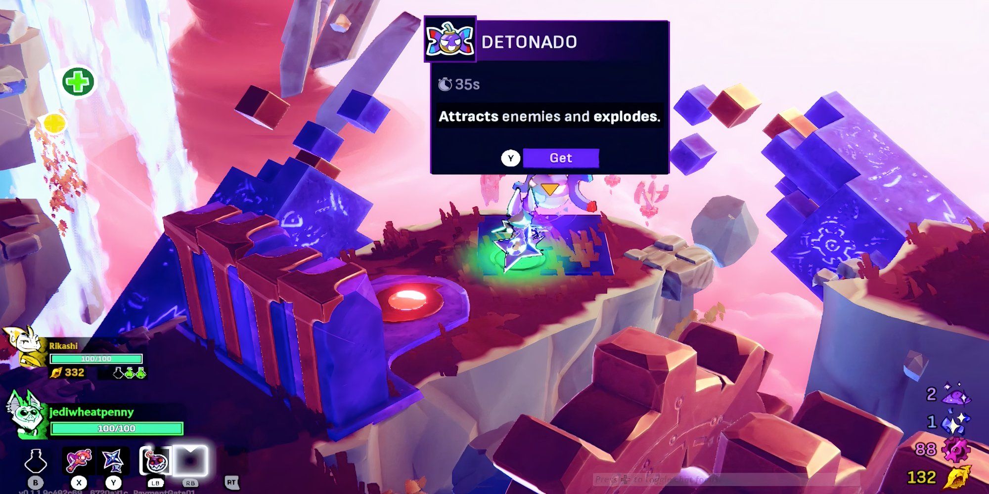 Detonado trinket in Windblown