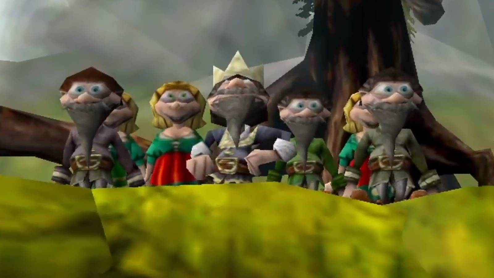 Diggles Wiggles The Myth of Fenris trailer screenshot crowd on green hill