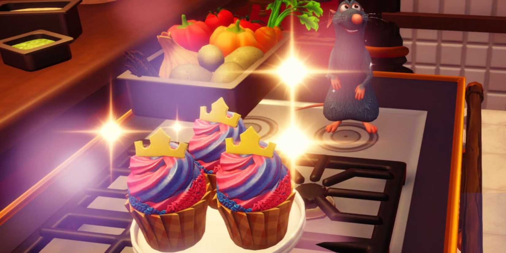 Princess Aurora Cupcakes