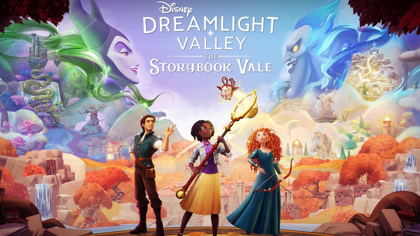 Disney Dreamlight Valley The Storybook Vale key art 2x1 crop
