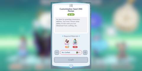 crafting customization seeds in disney pixel rpg.