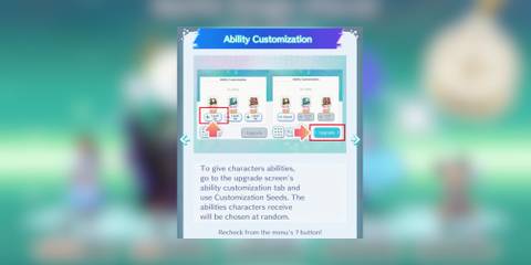 the description of ability customization.