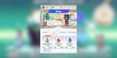 atk and def boost cubes in disney pixel rpg.
