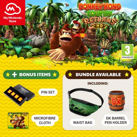Donkey Kong Country Returns HD My Nintendo Store UK pre-order bonus