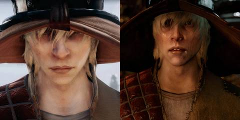 Dragon Age Inquisition cole split image showing